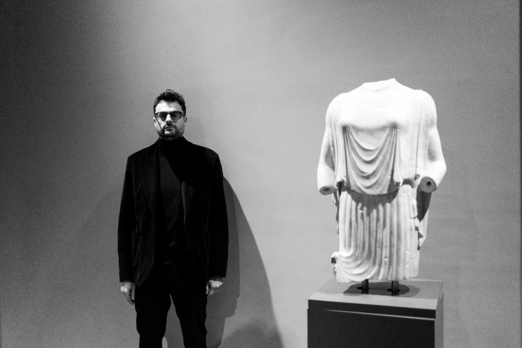 Gabriele Tinti at the National Roman Museum, 2020